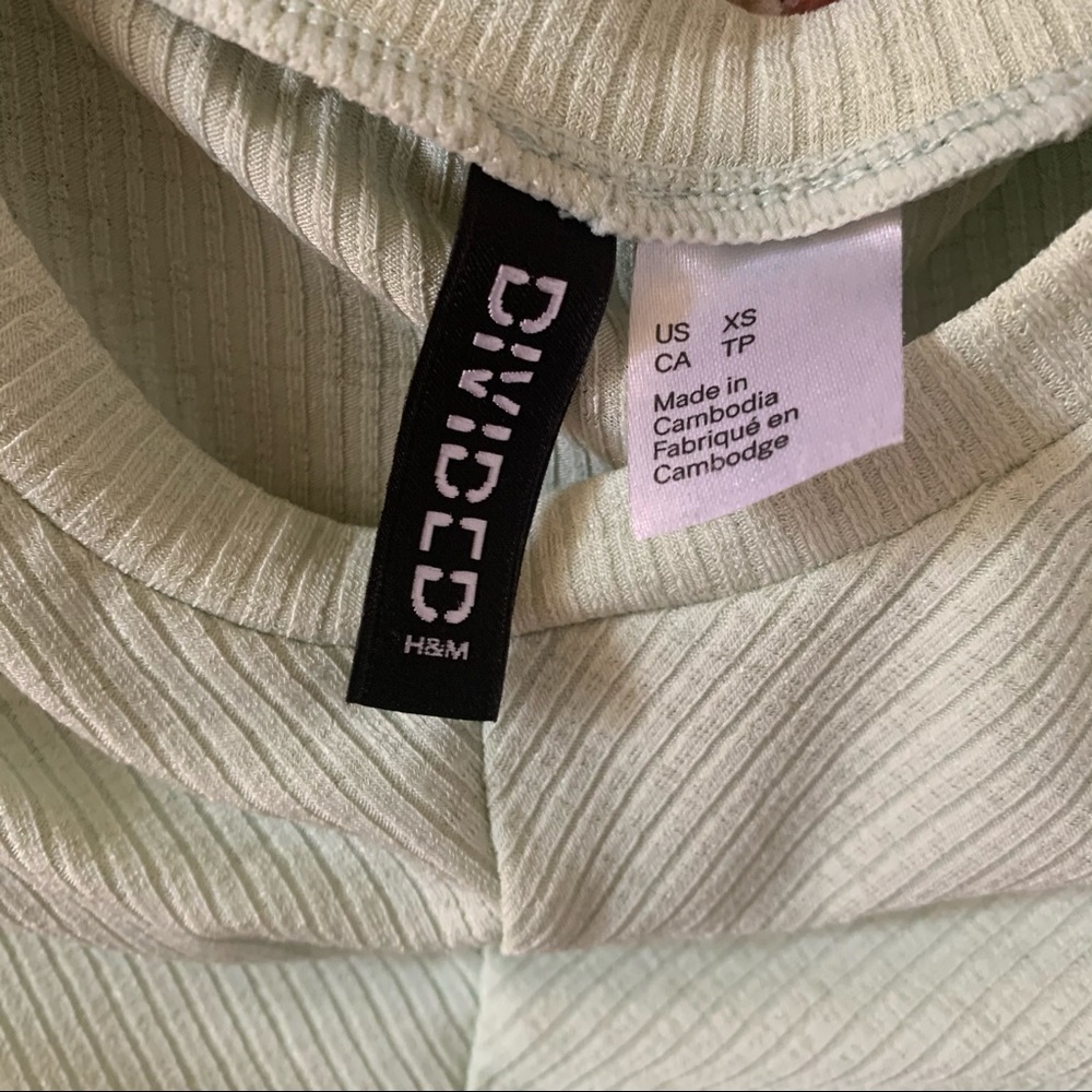 H&M Light Green Crop Top - Picture 4 of 7